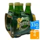 法國沛綠雅Perrier氣泡礦泉水生薑萊姆330ML x4入【愛買】