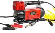 Giantz 12V Air Compressor, Portable Car Tyre Deflator Inflator Pump Electric Airbrush Compressors Automotive Tools 4x4 4wd Equipment, with Pressure Gauge Power Bank 2 Cylinders 320L/MIN