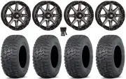 High Lifter HL10 14" Wheels Smoke 28" Terra Hook Tires Sportsman 550 850 1000