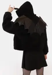[The Grave Girls] Wings Of Doom Teddy Jacket