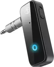 Aux Bluetooth Adapter for Car 2 in 1 Bluetooth 5.0 Receiver for Car with Display