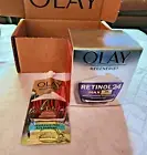 Olay Regenerist Retinol 24 Max 2X Night Hydrating Moisturizer 1.7 OZ + Whip