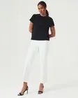 NEW! $148 SPANX 20373T ON THE GO KICK FLARE PANTS CLASSIC WHITE SZ M TALL