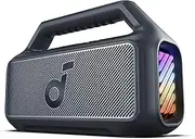 [Soundcore] Boom 2 Outdoor Speaker, 80W, Subwoofer, BassUp 2.0, 24H Playtime, IPX7 Waterproof, Floatable, RGB Lights, USB-C, Custom EQ, Bluetooth 5.3, Portable For Outdoors, Camping, Beach, and Backyard