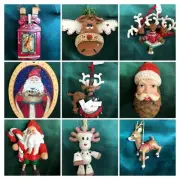 ASSORTED CHRISTMAS ORNAMENTS - SANTA, FATHER CHRISTMAS, KRINGLE - YOU CHOOSE!