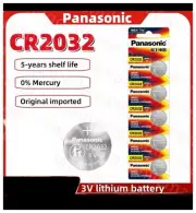 Panasonic CR2032 3V Lithium batteries (1 Pack)