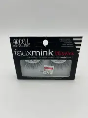 Ardell Faux Mink Eyelashes Demi Wispies Black Lightweight Invisiband.