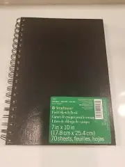 NEW Strathmore black Travel Pad journal drawing pad art book