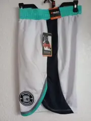 And1 Mens Shorts Basketball Color White Size S 100% Polyester