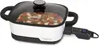 Presto 07118 Tuxedo Precision Multi-Cooker Digital Skillet, 12", White