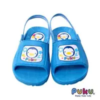 在飛比找森森購物網優惠-任-PUKU藍色企鵝 學步拖鞋15號(水色)