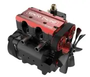 Semto Engine ST-NF2 Nitro Engine RC Kit FS-L200AC 7cc Inline 2 Cylinder 4 Stroke