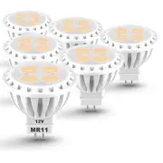 ALIDE 3W MR11 LED Light Bulbs, 12v 20w 35w Replacement, Low Voltage Fiber Opt