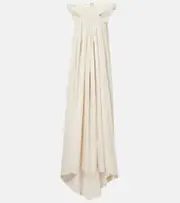 [Rick Owens] Rick Owens Chalice cutout cotton poplin maxi dress AU 8 white