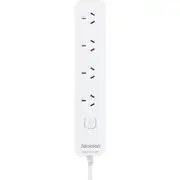 Jackson 3 Metre Lead Surge Protected Board w/ 4 x Power Socket Outlets