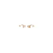 [Jacquemus] Jacquemus-Gold Brass Les Puces Nodo Earrings-Donna OS OS