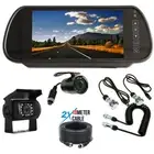 7" Clip on Rear View Mirror Monitor 2 AV Inputs 12-24V Caravan Reversing Camera