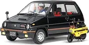 TAMIYA 1:24 Honda City Turbo with Scooter - Model Building, Plastic Kit, Hobby, Crafts, Gluing, Car Kit