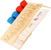 ERINGOGO 1 Set Wooden Number Tracing Board Educational for Safe Paint Bright Colors Math Learning Plaything for Cognitive Development Fun and Engaging Activity for Boys