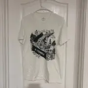 Adidas Men's Amplifier Tee Graphic T-Shirt Short Sleeve White Size Small NEW