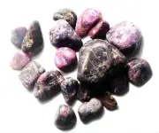 100cts river worn Ruby Sapphire specimen rough India # 20