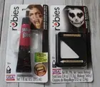2 pc Halloween Stage Makeup - Black and White Grease / Vampire Blood and Teeth