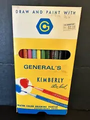 General’s Water Color Drawing Pencils Thin Lead Usa 700A