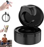 Fingertip Wireless Bluetooth Remote Control, Fingertip Remote Control Ring, Scrolling Ring Remote Control Page Turner, Fingertip Draadloze Bluetooth Afstandsbediening (Black)