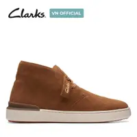 在飛比找蝦皮購物優惠-Clarks CourtLite DBT 低筒麂皮男士棕色靴