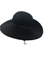 Bebe hat floppy lace black