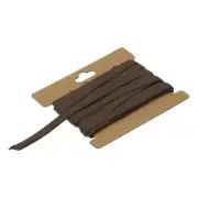 1/4 Inch Double Fold Bias Tape Continuous Bulk Bias Tape (Brown 6 Yards)