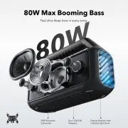 Anker Soundcore Boom 2 Portable Bluetooth Speaker (Black)