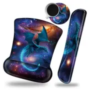Keyboard Wrist Rest and Mouse Wrist Rest Pad Set, Made of Memory Foam with No...