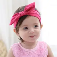 在飛比找蝦皮購物優惠-寶寶髮帶 頭帶 頭飾 粉色桃紅色髮帶 嬰兒髮帶