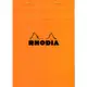 法國RHODIA 上掀式騎馬釘方眼筆記本/ A5/ Orange/ Squared