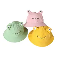 在飛比找蝦皮購物優惠-韓版兒童寶寶帽子 青蛙兒童漁夫帽 寶寶遮陽帽 童帽 防曬帽 