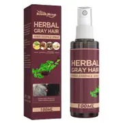 Herbal Grey Hair Spray, Polygonum Hair Care Spray, Strengthen Hair, Natural Herbal Remove Grey Hair Bagged