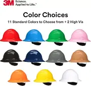 3M Hard Hat SecureFit H-800 Full Brim Safety Helmet ANSI Z87.1 Uvicator Sensor