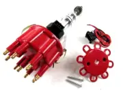 Ford 351C Ready to Run Electronic Billet Distributor Red D33184R