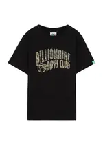 Billionaire Boys Club Kids Camo Arch Logo Cotton T-shirt - Black - 12YR (12 Years) 12YR (12 years)
