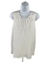 NEW Banana Republic Women's White Open Back Tank Top - M