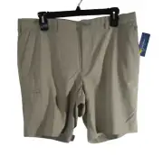 NWT Jack Nicklaus Mens Stretch Golf Shorts with Cargo Pocket 40 Chinchilla $65
