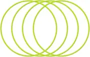 4PCS Car Wheel Rim Protector Ring, Aluminium Alloy Wheel Protection Ring for Car Wheels, One-Piece Moulding(Easy Installation),Anti-Scratch Edge Protection Decorative Sticker,19in,Green