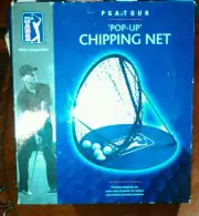 Pop-Up Chipping Net PGA TOUR Portable Indoor & Outdoor Pops Opens PG5675BL
