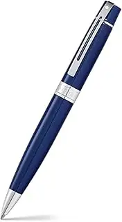 [Sheaffer] 300 Ballpoint Pen, Blue Lacquer/Chrome Plate