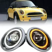 For Mini Cooper 2001-2008 1st Gen R50 R52 R53 LED Headlights Assembly Front Lamp (for: Mini)