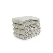 4pc Onkaparinga 45x65cm Cotton Avalon Bathroom Hand Towels Set 550GSM Soft Sand