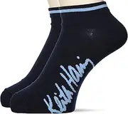 [Atsugi] NXG5182 Men's Socks, Keith Haring, Logo Pattern, Sneaker Length