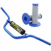 7/8" 22mm BLUE Handlebar Hand Grips for Dirt pit Bike KLX TTR CRF50 XR50 Atomik