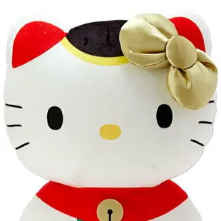 【震撼精品百貨】Hello Kitty 凱蒂貓 HELLO KITTY裝扮招福貓絨毛娃娃M 震撼日式精品百貨